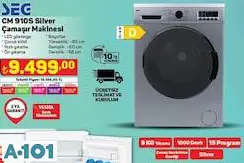 SEG SİLVER ÇAMAŞIR MAKİNESİ SEG SİLVER ÇAMAŞIR MAKİNESİ
